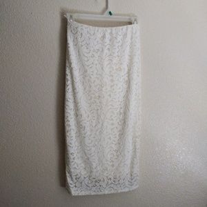 Ivory lace dress